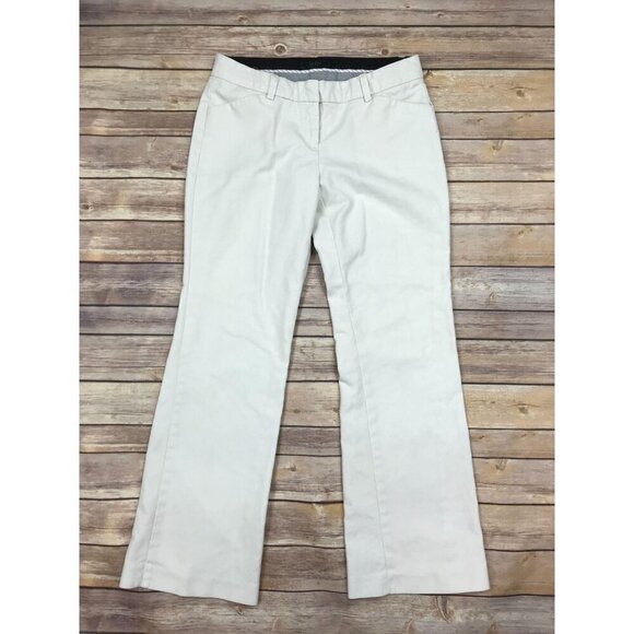 Jessica Simpson Bootcut Pants 5/6 Chino Dress Pants White - Picture 1 of 8